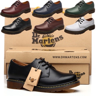 สินค้า DR.MARTENS รองเท้าบูทมาร์ติน หนังวัวแท้ พื้นหนา กันลื่น พลัสไซซ์ สไตล์อังกฤษ คลาสสิก สําหรับผู้ชาย และผู้หญิง รองเท้าทางการ กันน้ํา
