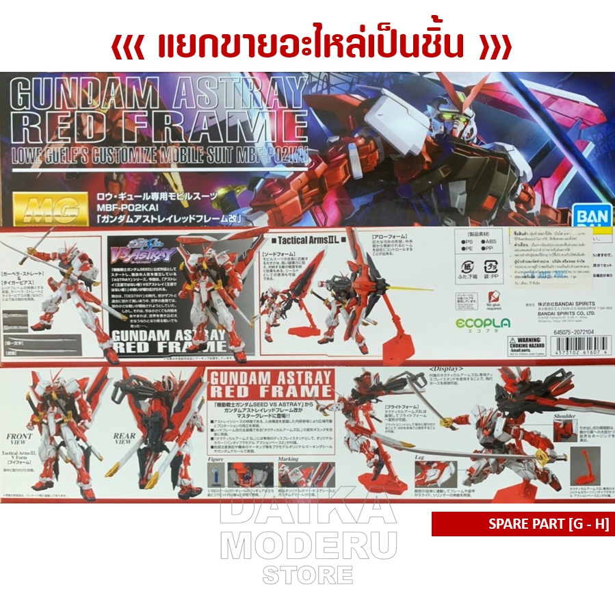 อะไหล่แผง-g-h-mg-mbf-po2kai-gundam-astray-red-frame-mg-กันดั้ม-แอสเทร-เรด-เฟรม