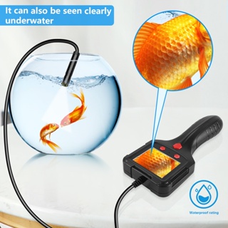 กล้องงูพร้อมจอสีจอLCD กันน้ำได้ มีไฟLEDส่องสว่าง 5 เมตร ส่องสว่าง กล้องเอนโดสโคป กล้องงู