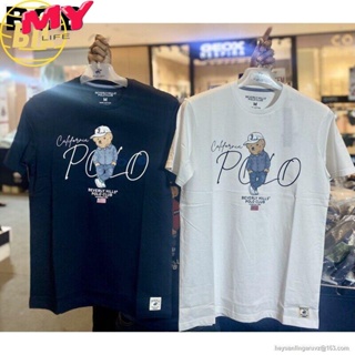 LIFE BIL เสื้อยืดผู้ชาย เสื้อยืดถูกๆ t shirt GP Polo club พร้อมส่ง‼️เสื้อคอกลมลายหมีแฟนซี รุ่นใหม่ 100% authentic เสื้อย