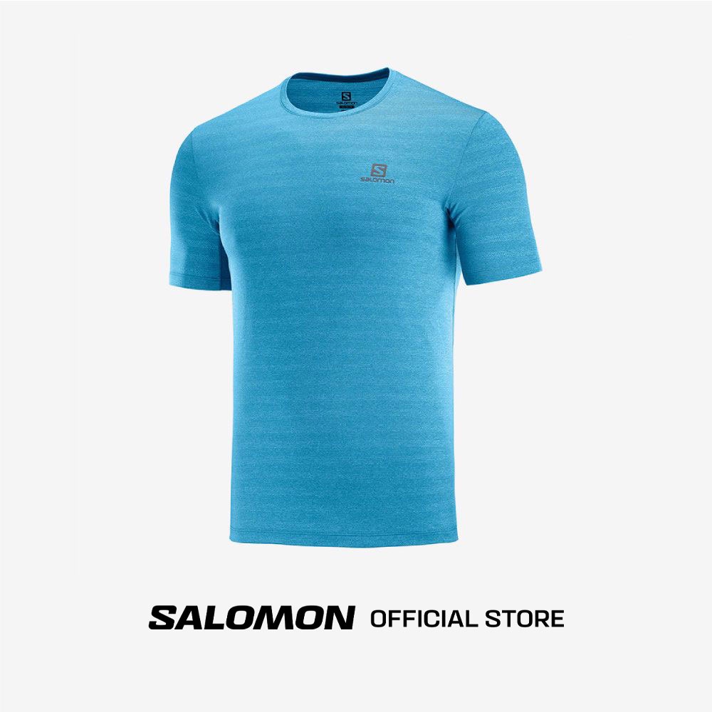 SALOMON XA TEE M FJORD BLUE HEATHER