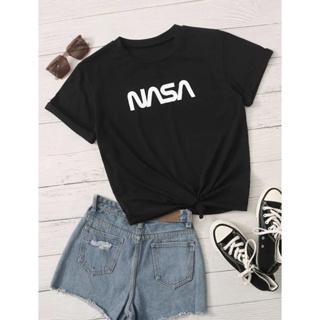 NASA ยูนิเซ็กซ์ สุนทรียศาสตร์ แถลงการณ์ TSHIRT TEES xu-_30