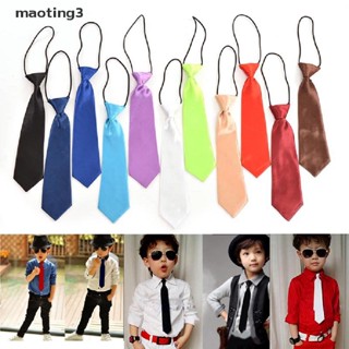 ภาพหน้าปกสินค้า[maoting] เนคไทยางยืด สีพื้น 11 สี สําหรับเด็กผู้ชาย งานแต่งงาน โรงเรียน 1 ชิ้น [MT] ที่เกี่ยวข้อง