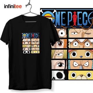 Infinitee One Piece Straw Hat Pirates Anime Tshirt For Men Women in Black T Shirt Tops Shirt Top Teeเสื้อยืด_16