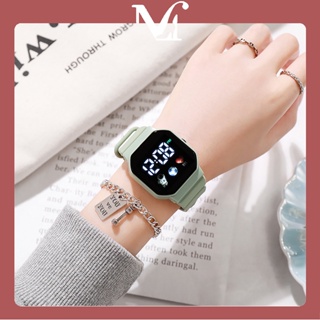 [จัดส่งกรุงเทพ]นาฬิกาข้อมือผู้หญิง นาฬิกาผู้ชาย นาฬิกาแฟชั่น นาฬิกากันน้ำ สัมผัสได้เต็มจอ นาฬิกาดิจิตอล ระบบไฟ LED รุ่น