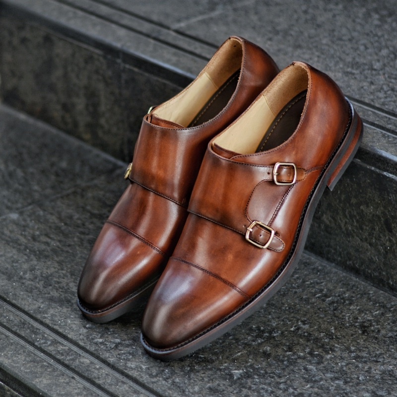 504-double-monk-strap-patina-paint