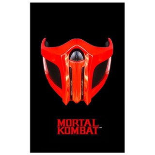 หน้ากากมอร์ทัล คอมแบท Mortal Combat Scorpion Mask (Type 2) (1/1 Wearable)