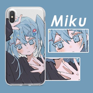 Hatsune Miku เคสไอโฟน iPhone 11 8 Plus case X Xr Xs Max Se 2020 cover เคส iPhone 13 12 pro max 7 Plus 14 pro max