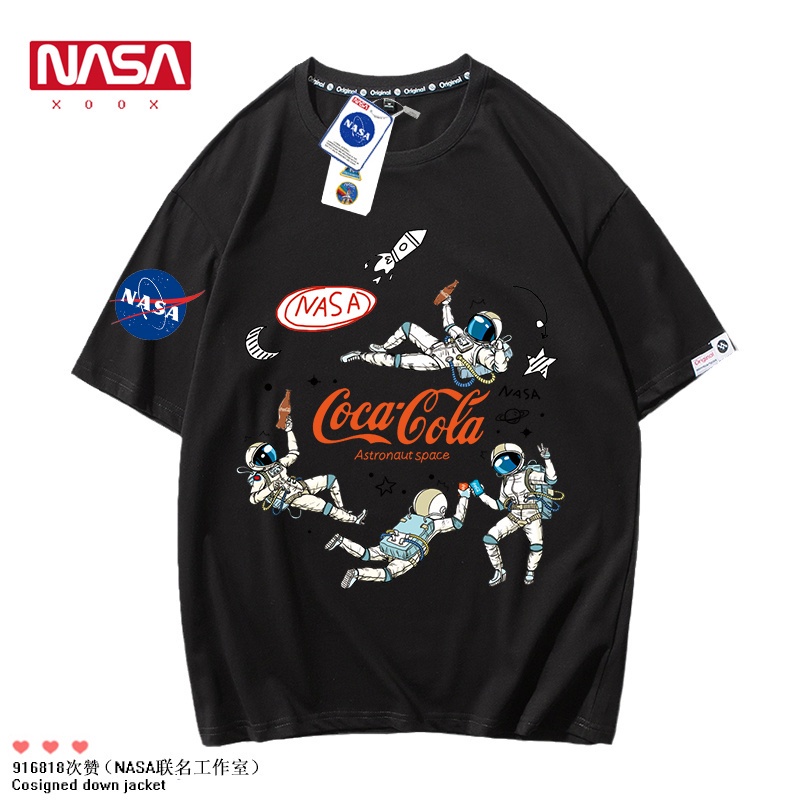 เสื้อยืดแขนสั้น-พิมพ์ลายนักบินอวกาศ-nasa-แฟชั่นฤดูร้อน-สําหรับผู้ชายเสื้อยืด-21