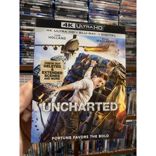 Uncharted : 4k ultra hd + blu-ray แท้ เสียงไทย บรรยายไทย