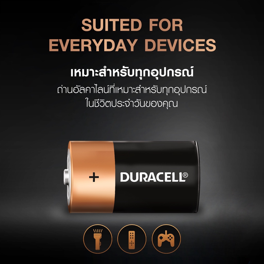 duracell-d-2ก้อน-ถ่านอัลคาไลน์-ดูราเซลล์-พลังงานสูง-ขนาด-d-แพ็ค-2-ก้อน