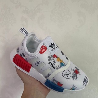 พร้อมส่ง real shot A_didas NMD360 รองเท้ากีฬาลําลอง แบบสวม สําหรับเด็กผู้ชาย และผู้หญิง