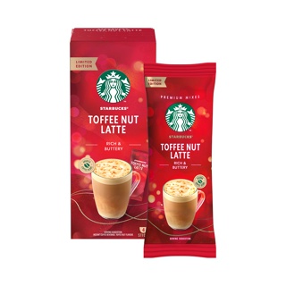 ภาพหน้าปกสินค้าToffee Nut Latte(4 ซอง) STARBUCKS Premium Coffee Mixes กาแฟสำเร็จรูป 3in1 สตาร์บัคส์ ซึ่งคุณอาจชอบราคาและรีวิวของสินค้านี้