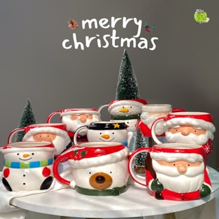 แก้วน้ำ คริสมาสต์ แก้วเซรามิกCeramic Christmas mugs 200ml