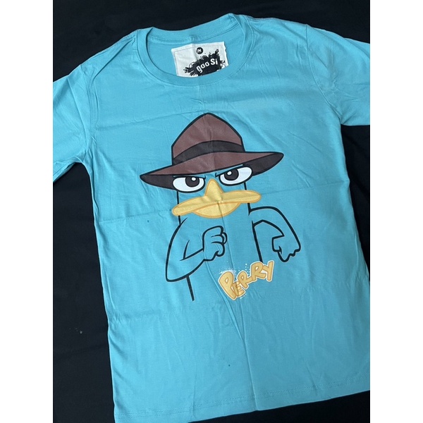 เสื้อยืดลายการ์ตูนเพอร์รี่-ตุ่นปากเป็ด-perry