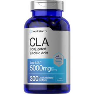 สินค้า Horbaach CLA 5,000 mg. 300 Softgels สนับสนุนการควบคุมน้ำหนัก เพิ่มกล้ามเนื้อที่ปราศจากไขมัน วิตามินออกกำลังกาย