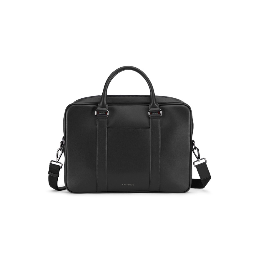 dapper-กระเป๋าเอกสาร-black-briefcase-with-diagonal-stripe-สีดำ-bm3b2-1097r2