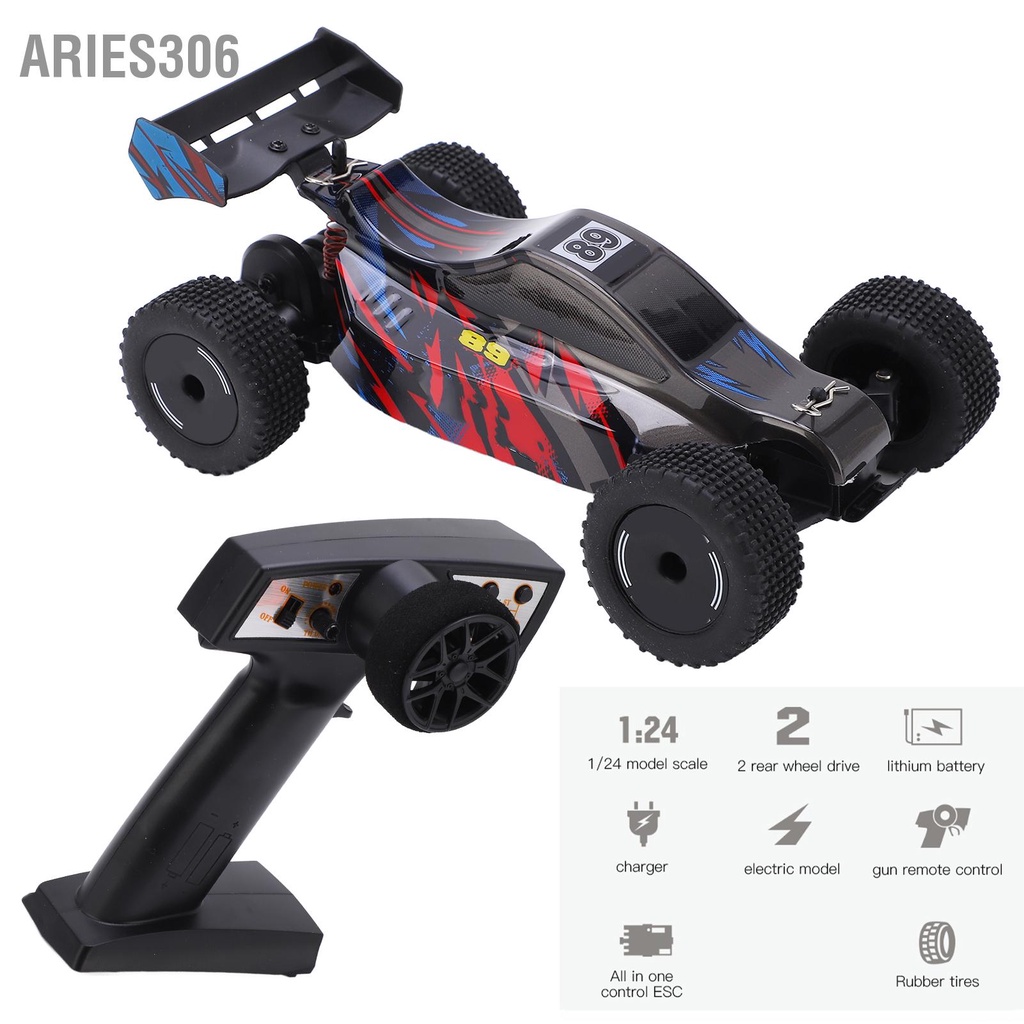 aries306-รถบังคับวิทยุไร้สาย-สเกล-2wd-1-24-ความเร็วสูง-ชาร์จซ้ําได้-2-4ghz-สําหรับอายุมากกว่า-14-ปี