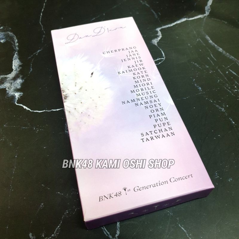 bnk48-ทิชชู่-ดินสอ-jiwaru-days-คอนเสิร์ต-dand1ion-concert-1st-generation-dandelion-รุ่น-1-tissue-box-pencil
