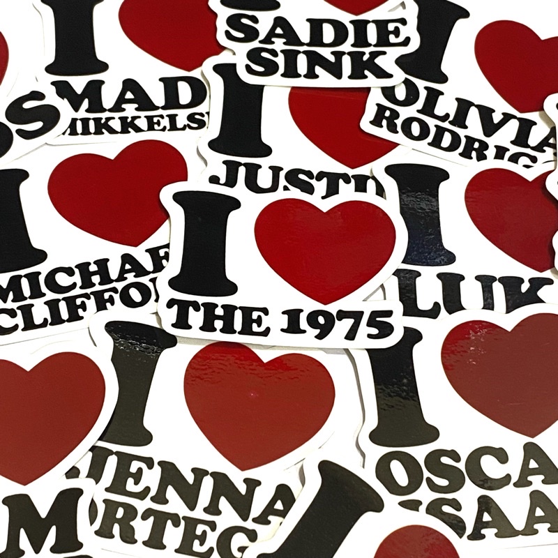 I LOVE STICKER PART 2 (I LOVE 5SOS, THE 1975, EVAN PETERS, ETC ...