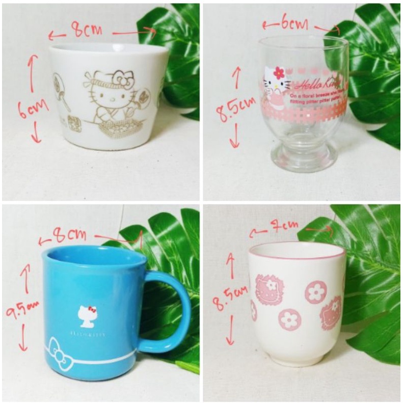 แก้วเซรามิค-แก้ว-hello-kitty-sanrio-จาก-ญี่ปุ่น-แก้วใส-จานสะสม-ของสะสม