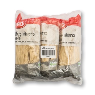 หมี่เตี๊ยวเส้นขาว 350 กรัม 3 ห่อ/แพ๊ค - ARO White Noodles