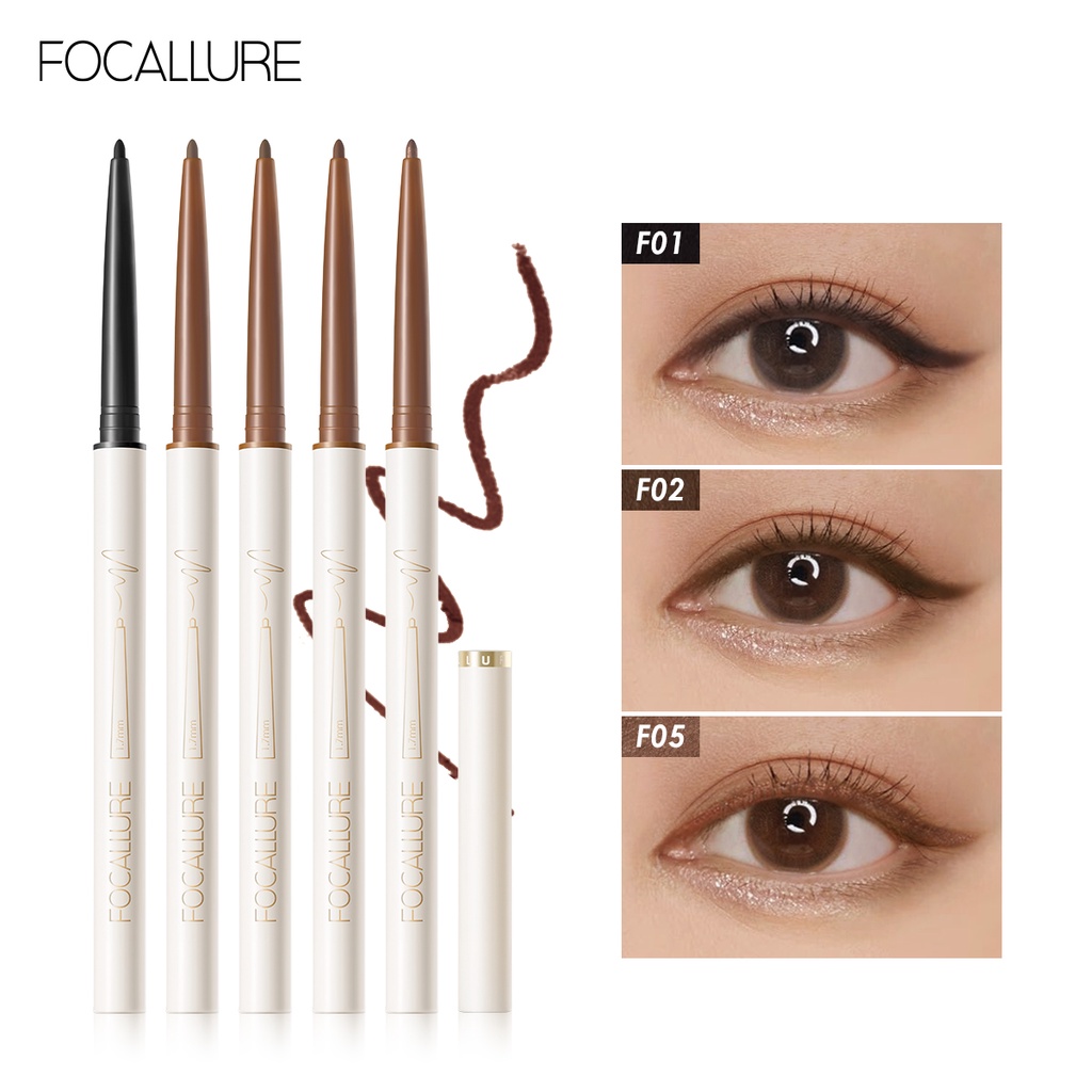 ภาพหน้าปกสินค้าFocallure ดินสออายไลเนอร์เจล แบบบางพิเศษ กันน้ำ ติดทนนาน 1.7 มม.