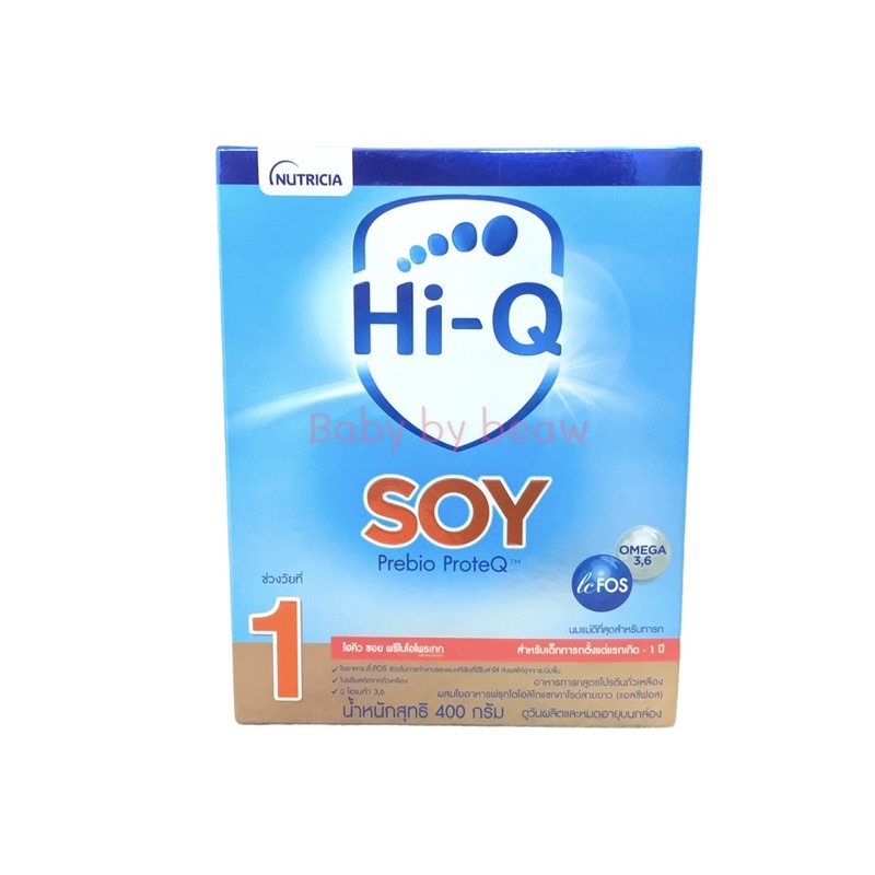 ภาพหน้าปกสินค้าโฉมใหม่ นมHi Q soy สูตรแรกเกิด-1 ปีขนาด 400กรัม (1กล่อง)