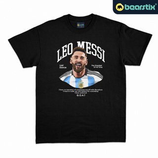 Bearstix - เสื้อยืด ลาย Lionel Messi Aregntina - GOAT - Qatar World Cup - 2022