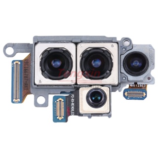 ของแท้ ชุดกล้องโทรทรรศน์ (เทเลโฟโต้ ความลึก กว้าง และกล้องหลัก) สําหรับ Samsung Galaxy S20+ S20+ 5G SM-G985F G986F เวอร์ชั่น EU