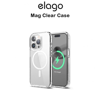 Elago Mag Clear Case เคสใสกันกระแทกเกรดพรีเมี่ยมจากอเมริกา เคสสำหรับ iPhone14/14Plus/14Pro/14Promax(ของแท้100%)