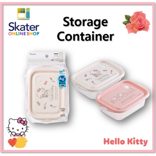 [SKATER] กล่องจัดเก็บของ ลาย Hello Kitty Line Rose 500 มล. FCN2W 2 ชิ้น