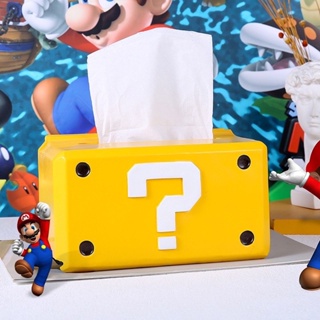 พร้อมส่งกล่องทิชชู 🩷 กล่องทิชชู่ ที่วางโทรศัพท์ กล่องใส่ของ มาริโอ้ #Mario