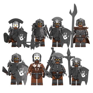 ฟิกเกอร์ Uruk-hai Mini Figures LOTR Block ของเล่นสําหรับเด็ก