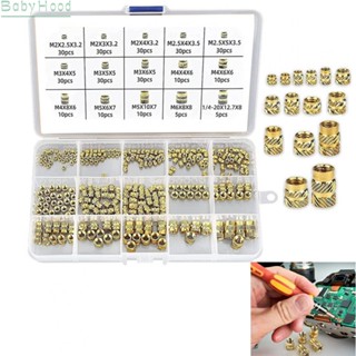 【Big Discounts】300pcs Threaded Inserts M2 M2.5 M3 M4 M5 M6 Insert Nuts Brass Threaded Bushing#BBHOOD