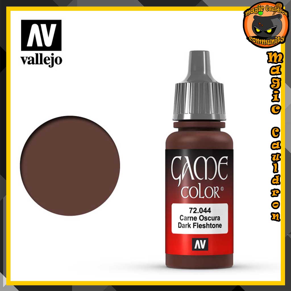 Peinture Acrylique Vallejo Game Color - Dark Fleshtone - 18 Ml - Réf. 72044