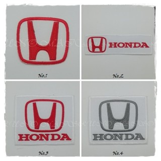 Honda ตัวรีดติดเสื้อ ตกแต่งเสื้อผ้า หมวก กระเป๋า กางเกงยีนส์ Embroidered Iron On Jacket Car