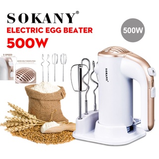 Sokany Multifunctional 5 Speed Food Blender Electric Mixer Machine With Dough Hooks Mixer Beater Kitchen Milk frother Eg