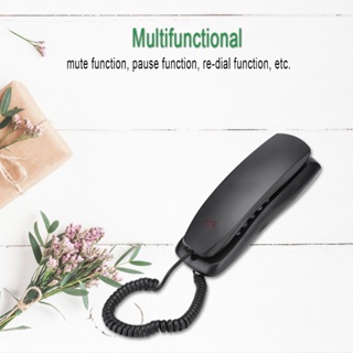 ภาพขนาดย่อสินค้าKX-T628 Black for English Wired Desktop Wall Phone Landline Telephone for Home Office