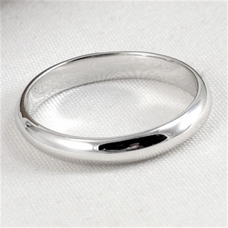 ภาพขนาดย่อของสินค้าแหวนเงินแท้ 92.5% แหวนเกลี้ยง แหวนปลอกมีด ขนาดหน้ากว้าง 4 มม.