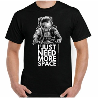 Tee เสื้อยืดวินเทจเสื้อยืด พิมพ์ลายนักบินอวกาศ NASA I Just Need More Space สําหรับผู้ชายS-5XLDIY_59