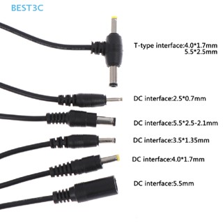 Best3c ขายดี สายเคเบิลอะแดปเตอร์ เอาท์พุท DC ตัวผู้ 2.5*0.7 3.5*1.35 4.0*1.7 5.5*2.1 มม.