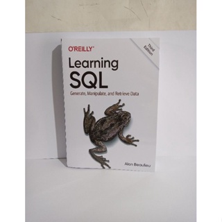 หนังสือการเรียนรู้ SQL Generate จัดการ และดึงข้อมูล