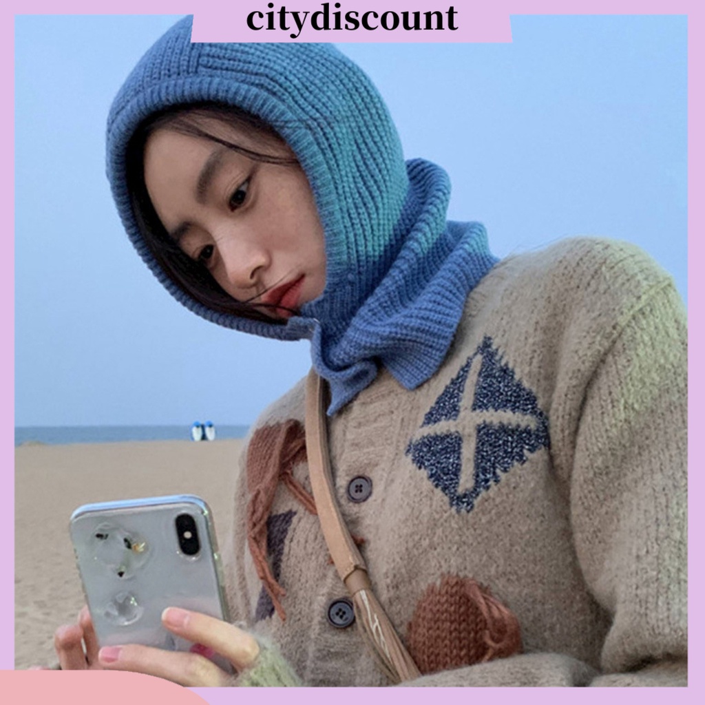 lt-citydiscount-gt-2-in-1-หมวกถัก-ให้ความอบอุ่น-นิ่ม-หนา-ใส่สบาย-สีพื้น-เหมาะกับหน้าหนาว-สําหรับผู้ชาย-ผู้หญิง