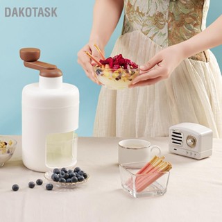 Dakotask เครื่องบดน้ําแข็ง อเนกประสงค์ ขนาดเล็ก เกรดอาหาร สีขาว สําหรับบ้าน