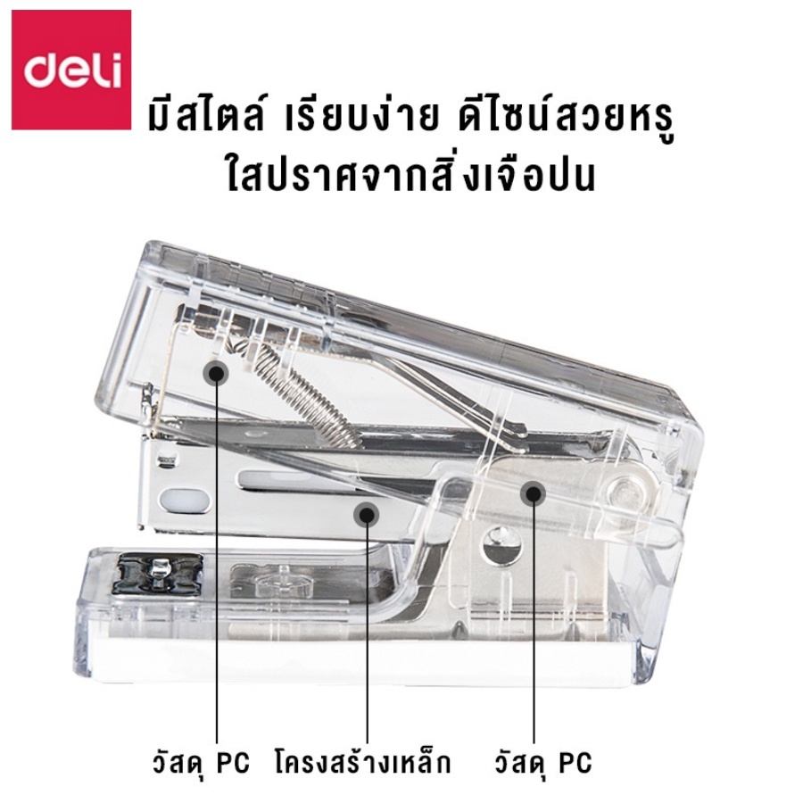 deli-เครื่องเย็บกระดาษ-แม็กเย็บกระดาษ-แม็กซ์-max-แบบพกพา-มี-4-สี-สีใส-ฟ้า-เขียว-ส้ม-ฟรีลวดเย็บ-1-กล่อง-ลวดเบอร์-12