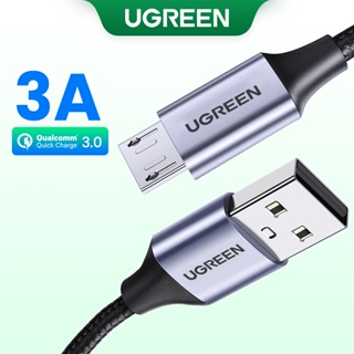 สินค้า Ugreen สายชาร์จไว Micro USB เป็น USB ส 100 ซม. 2.4A สำหรับ Samsung Galaxy LG Google