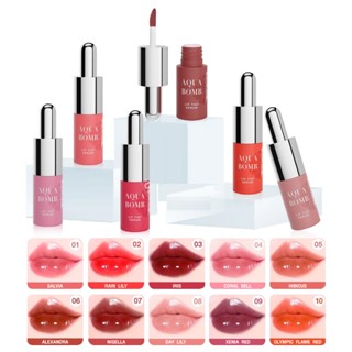 สินค้า Srichand ศรีจันทร์อควา บอมบ์ ลิป ทินท์ เซรั่ม 10 เฉดสี Aqua Bomb Lip Tint Serum (2g) 1 แท่ง