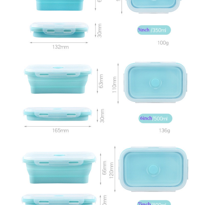 silicone-collapsible-lunch-box-food-storage-container-colorful-microwavable-portable-picnic-camping-rectangle-outdoor-bo