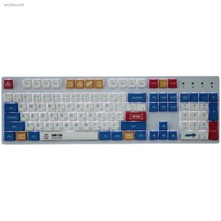 keycap anime keycap คีย์แคปอนิเมะ ❁Mobile Suit Gundam Keycap PBT Sublimation XDA Mechanical Keyboard Key Personality Ani